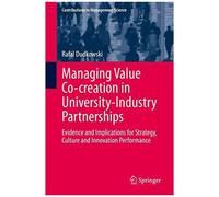 Managing Value Co-Creation In University-Industry Partnerships