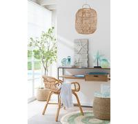 Manahee Design | Abat-jour Cylindre Rotin Naturel | 40 cm x 35 cm x 35 cm