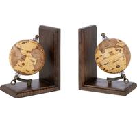 Manahee Design | Boekensteun Globe en Bois Orange/Brun | 28,5 x 10 x 18 cm