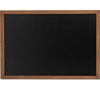 Manahee Design | Bois Naturel/Noir 90 cm x 130 cm x 3 cm | Tableau noir mémo
