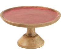 Manahee Design | Bois Rose 15 cm Haut 25x25 cm | Composition Bois | Couleur Rose | Dimensions 15x25x25 cm