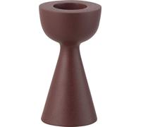 Manahee Design | Bougeoir Cone Aluminium Kastanjebruin Rouge | 13 cm x 7 cm x 7 cm