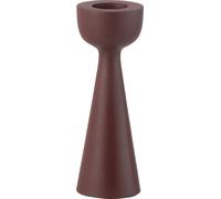 Manahee Design | Bougeoir cône aluminium rouge | 21 cm x 7 cm x 7 cm