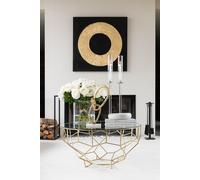 Manahee Design | Bougeoir Moira en Verre Transparent | 80 cm x 12 cm x 12 cm