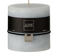 Manahee Design | Bougie Cylindrique Cire Bleu Clair | 10 cm x 10 cm x 10 cm