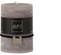 Manahee Design | Bougie Cylindrique Cire Gris Foncé | 10 cm x 7 cm x 7 cm