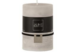 Manahee Design | Bougie cylindrique en cire grise | 10x7x7 cm