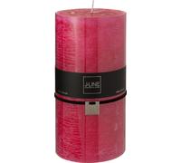 Manahee Design | Bougie Cylindrique en Cire | Rose Fuchsia | 20 cm x 10 cm x 10 cm