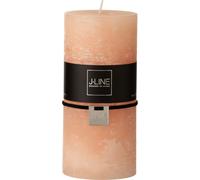 Manahee Design | Bougie cylindrique pêche en cire rose | 15 cm x 7 cm x 7 cm | 0,485 kg