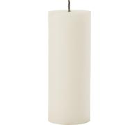 Manahee Design | Bougie d'extérieur pilier paraffine blanche | 25x10x10 cm | 1,73 kg