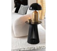 Manahee Design | Bougie parfumée M-Chic verre or/noir small | Or | 11,5 cm x 10 cm x 10 cm