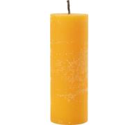 Manahee Design | Bougie pilier paraffine jaune | 28 cm hauteur | 10x10 cm