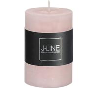 Manahee Design | Bougies cylindriques cire rose poudre | 5 x 7,5 cm | Lot de 6