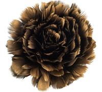 Manahee Design | Boule Déco Plumes Or 9x15x14 cm | 0,03 kg