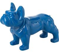 Manahee Design | Bulldog en Plastique Bleu | 63 cm x 88 cm x 38 cm