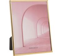 Manahee Design | Cadre photo métal or brillant | 25,5 cm x 20,5 cm x 1 cm | Verre
