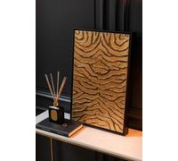 Manahee Design | Canvas noir | 52,5 cm x 34,5 cm x 15,5 cm | Triptyque imprimé animaux