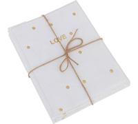 Manahee Design | Cartes et enveloppes en coton/lin/polyester blanc | 19,2 x 14,3 x 2 cm