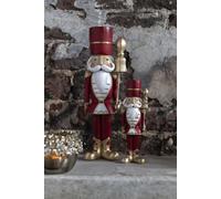 Manahee Design | Casse-noix Résine Blanc/Rouge Petit Lot de 2 | Hauteur 15,5 cm | Largeur 3,5 cm | Longueur 4,5 cm