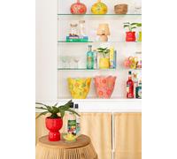 Manahee Design | Céramique multi-couleurs | Vase Alegria large | 28,5 cm x 32,5 cm x 30,5 cm