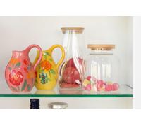 Manahee Design | Céramique multicolore | Vases Alegria 15,5 cm x 11,5 cm x 9 cm | Lot de 2