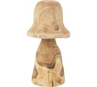 Manahee Design | Cloche Champignon Naturel Bois Medium | 42 cm x 20 cm x 20 cm | 1,995 kg