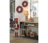 Manahee Design | Console en Bois et Fer Noir Naturel | 80 cm x 120 cm x 30 cm