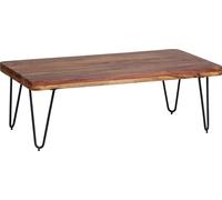 Manahee Design | Couchtisch BAGLI | Bois massif Sheesham brun | 115 cm x 40 cm x 60 cm