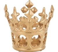 Manahee Design | Couronne Décorative Polyresine Dorée 18,5x18x18 cm