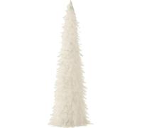 Manahee Design | Décoration Cône en Plumes Blanches | 60 cm x 15 cm x 15 cm | Léger 0,165 kg