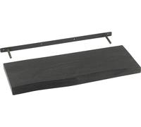 Manahee Design | Étagère Murale Bois de Mangue Noir Small 4x70x27 cm