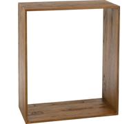 Manahee Design | Étagère murale cubique en bois brun | 100x40x86 cm