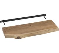 Manahee Design | Étagère murale en acacia naturel Small | Naturel | 4 x 70 x 27 cm