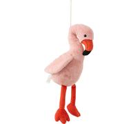Manahee Design | Flamant en Peluche Rose/Orange Large | 28x19.5x57 cm