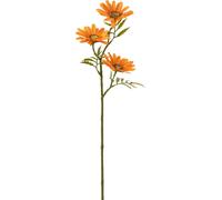 Manahee Design | Fleur Marguerite Plastique Orange | 45 cm x 11 cm x 11 cm