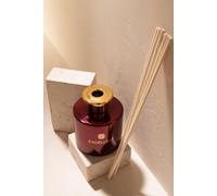 Manahee Design | Huile parfumée Rose Champagne | Verre rouge | 27 cm x 9,5 cm