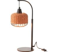 Manahee Design | Lampe Lanterne Métal Orange | 52 cm x 17 cm x 17 cm