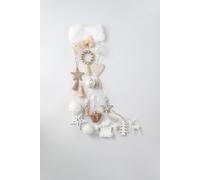 Manahee Design | Lot de 3 Casse-Noisettes en Bois Naturel Blanc | 13 cm x 4 cm x 3,5 cm