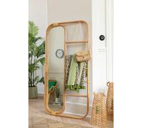 Manahee Design | Miroir Ladder en rotin naturel | 152 x 80 cm | 3 cm d'épaisseur