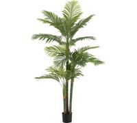 Manahee Design | Palmier artificiel Areca en ciment vert | Ciment | 180 cm x 90 cm x 90 cm
