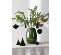 Manahee Design | Papier vert foncé | 13 cm x 15 cm x 15 cm | Poids 0,08 kg