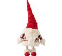 Manahee Design | Père Noël en Peluche Rouge et Blanc | 48 x 34 x 33 cm