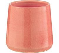 Manahee Design | Pot de Fleur Rond en Céramique Rose | 17 cm x 18 cm x 18 cm