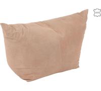 Manahee Design | Pouf Melissa Carré Cuir Rose | 52 cm hauteur | 46 x 81 cm