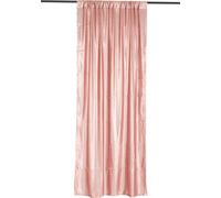 Manahee Design | Rideau réversible à sequins rose/champagne en coton/lin/polyester | Rose | 125 cm x 250 cm