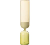 Manahee Design | Sablier 30 minutes Verre Vert | 31 cm x 6,5 cm x 6,5 cm
