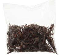 Manahee Design | Sac de 30g Plumes Naturel Rouille/Noir Métal | 1,5 cm x 24 cm x 24 cm