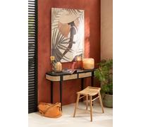 Manahee Design | Sac de plage en jute lavée orange | 50x25x32 cm | Textile