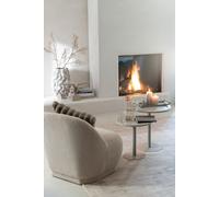 Manahee Design | Set de 2 plateaux rectangulaires en métal gris | Dimensions 4x50x16 cm | Poids 1 kg