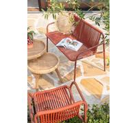 Manahee Design | Set de 2 tables d'appoint Lurne en rotin naturel | Couleur naturel | 60 x 60 x 56,5 cm